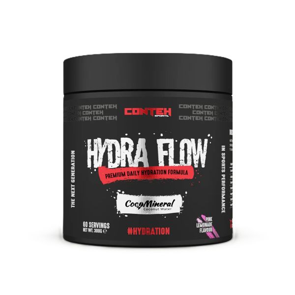 Conteh Sports Hydra Flow, Pink Lemonade - 300 g, elektrolitai, hidratacija