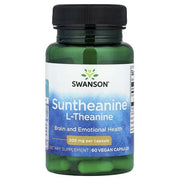 Swanson Suntheanine L-Theanine, 200 mg - 60 kapsulas