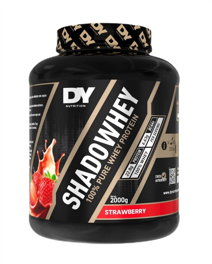 Dorian Yates ShadoWhey 100% tīrs sūkalu proteīns, zemeņu - 2000 grami