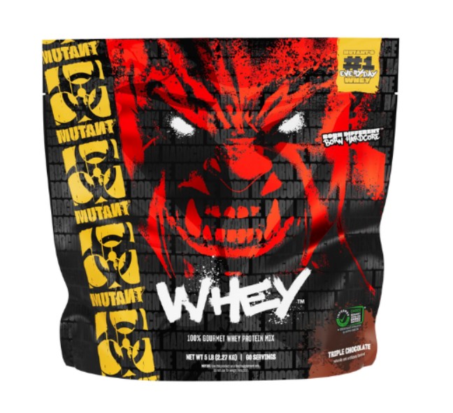 Mutant Whey, Triple Chocolate - 2270 gramų baltymų papildas