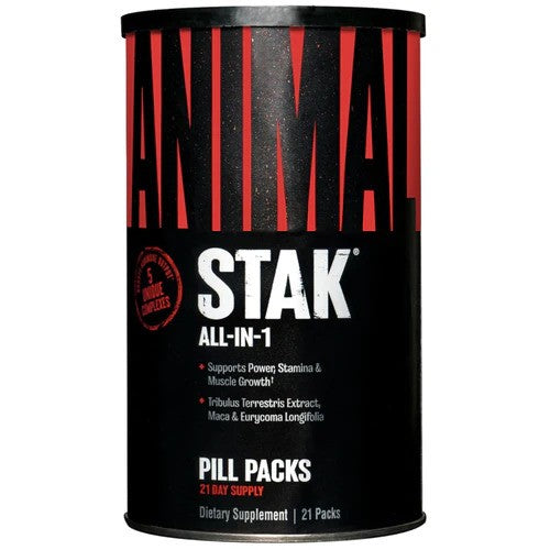 Animal Stak - 21 paketėlių maisto papildas vyrams