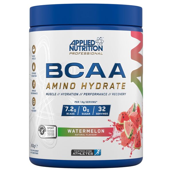 Applied Nutrition BCAA aminoskābju hidrāts, arbūzs - 450 grami