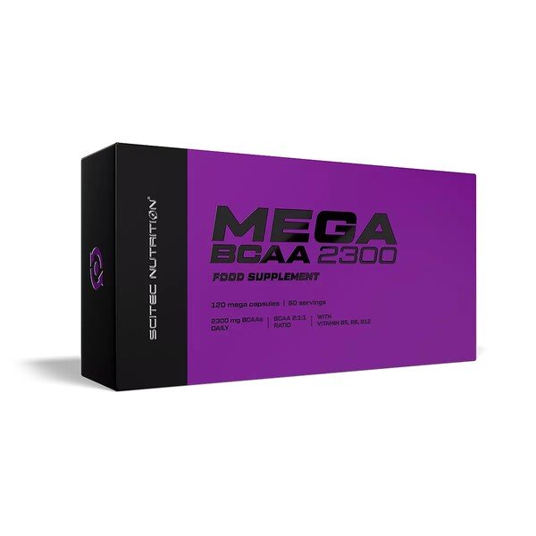 SciTec Mega BCAA 2300 - 120 kapsulas