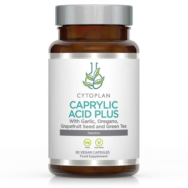 Cytoplan Caprylic Acid Plus - 60 kapsulių, maisto papildas, sveikata ir gerovė
