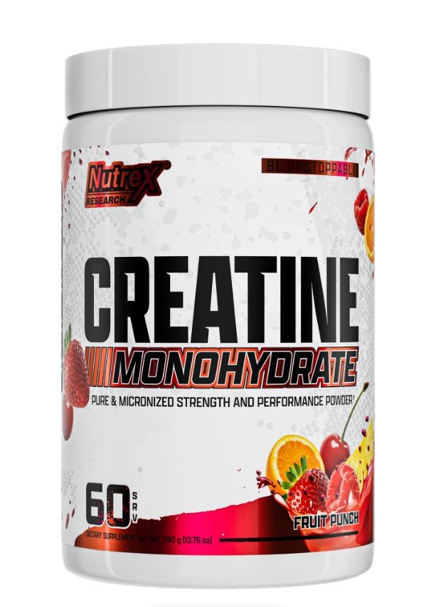 Nutrex kreatīna monohidrāts, augļu punšs - 390 grami