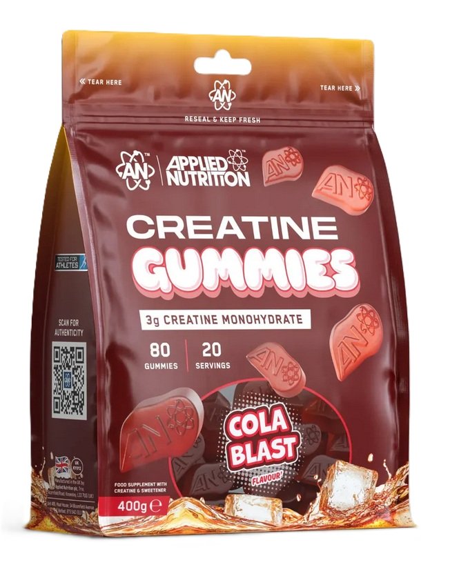Applied Nutrition kreatīna gumijas konfektes, Cola Blast - 80 gumijas konfektes