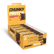 BioTechUSA Chunky proteīna batoniņš, trīskāršā šokolāde - 20 x 50 g