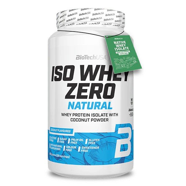 BioTechUSA Iso Whey Zero Natural, kokosrieksts - 908 grami