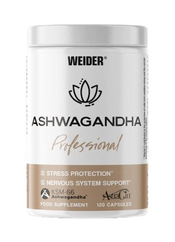 Weider Ashwagandha Professional - 120 kapsulas (EAN 8414192347911)