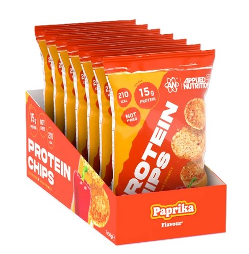 Applied Nutrition proteīna čipsi, paprika - 7 x 50g