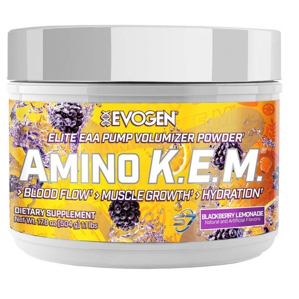 Evogen Amino KEM EAA, kazeņu limonāde - 504 grami