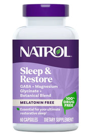Natrol miegui ir poilsiui, 60 kapsulių
