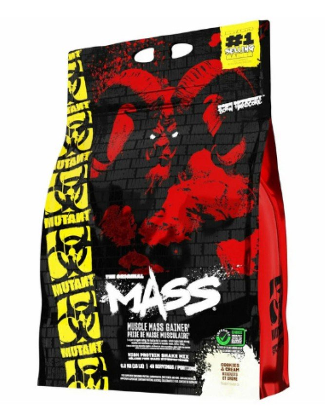 Mutant Mass, Cookies & Cream - 6800 gramų maisto papildas sportui