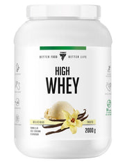 Trec Nutrition High Whey, Vanilės ledų skonio, 2000 g, maisto papildas