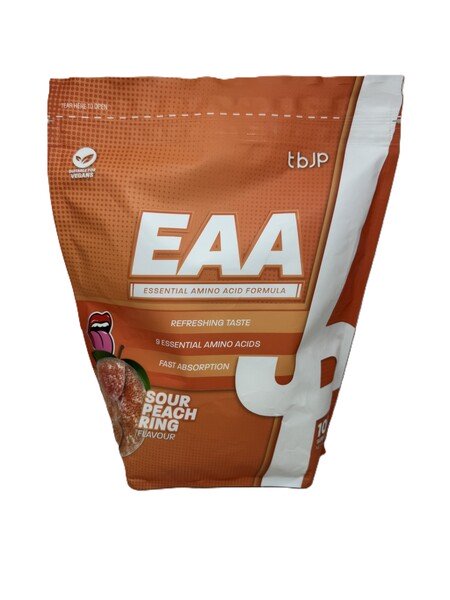 JP EAA apmācīti skābie persiku gredzeni - 1000 grami