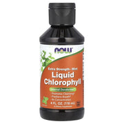 NOW Foods skystas chlorofilas, mėtinė, 118 ml