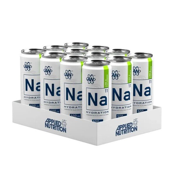 Applied Nutrition Na11 hidratacijos skardinės, limetas ir agurkas, 12 vnt.