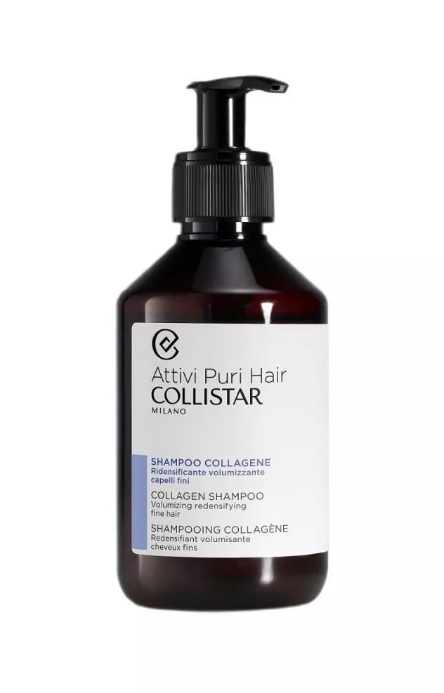 Collistar Attivi Puri Hair Collagen Redensifying Volumizing Shampoo 250ml