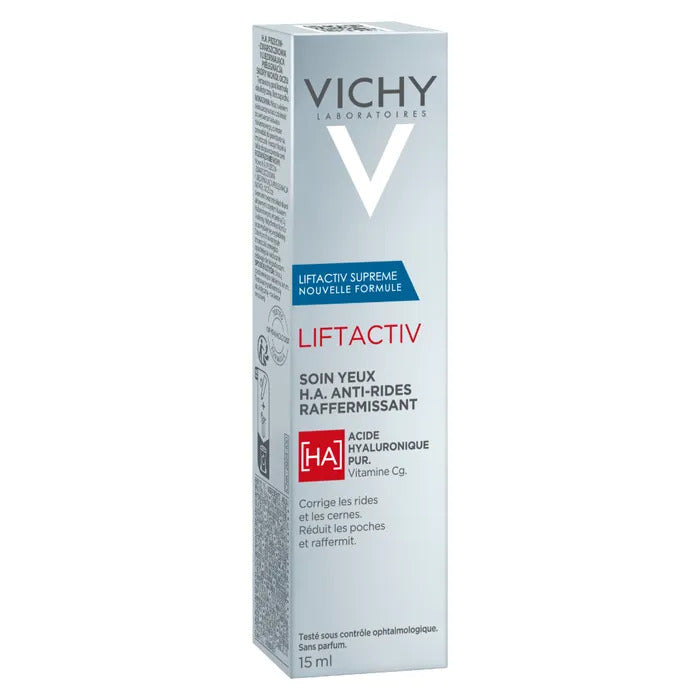 Vichy Liftactiv Supreme Eye Care Pretgrumbu un nostiprinošs acu krēms, 15 ml