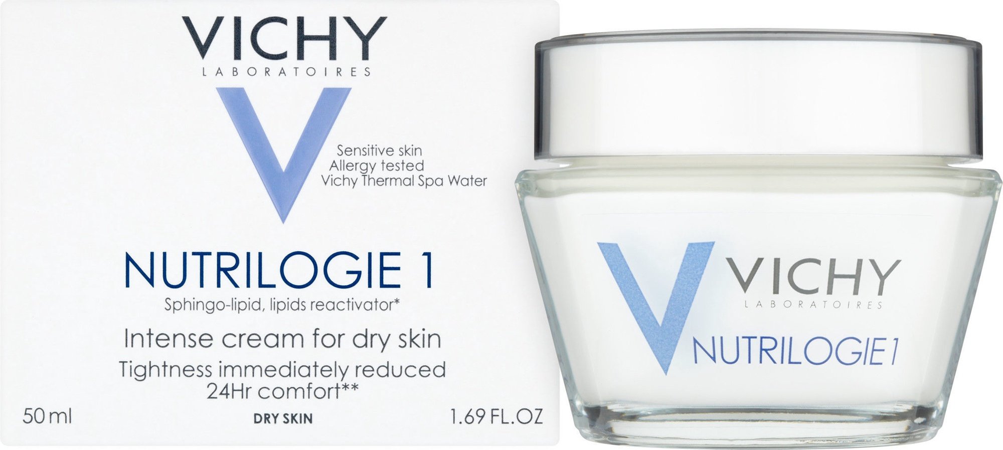Vichy Nutrilogie 1 dienas krēms sausai ādai, 50 ml